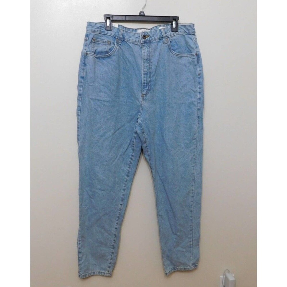 JR492 COTTON ON Blue Women's Original Mom Jeans Size 12